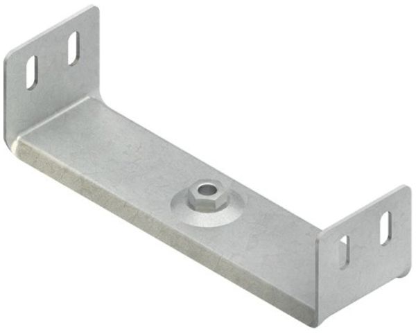 Etrier de suspension Niedax, interposable, 54×397mm, acier galvanisé en continu