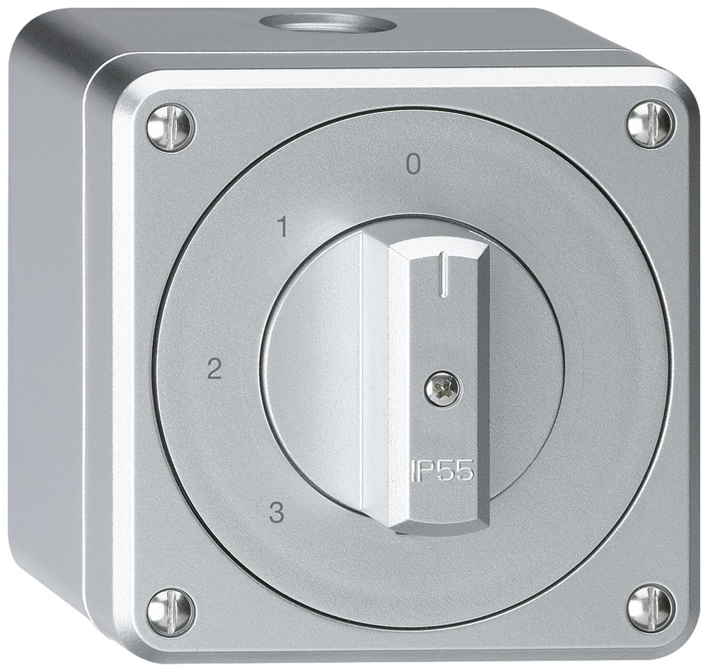 AP-Drehschalter robusto IP55 Schema 5/1P aluminium