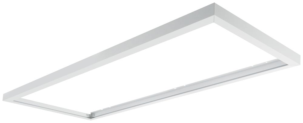 Anbaurahmen LDV 1200×600 SURFACE MOUNT KIT VAL, Aluminium, weiss