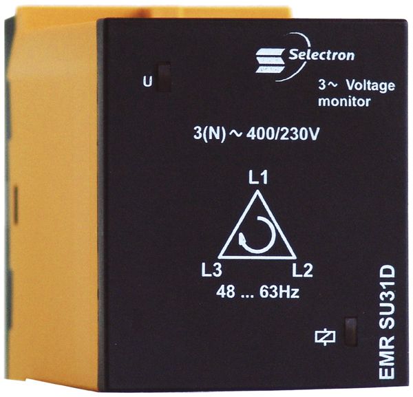 Relais surv.tension EMR SU31D 2C, 3 phases, 400/230VAC