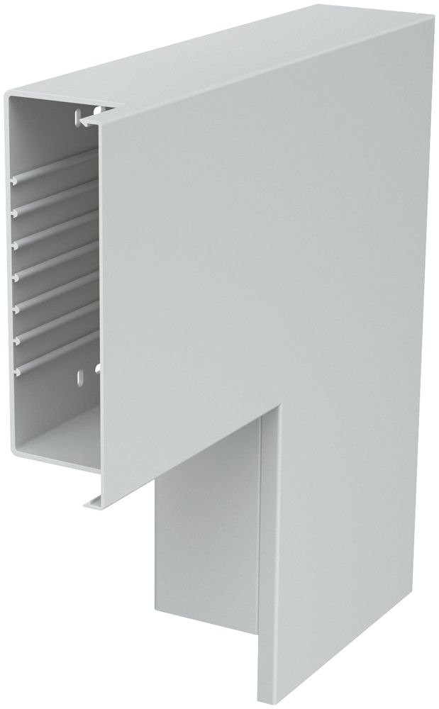 Flachwinkel Bettermann 400×230×100mm, PVC, lichtgrau, 7035