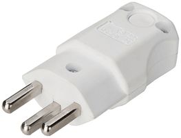 Spina mobile ELBRO T23 bianco 16A 250V con 3 entrate cavo