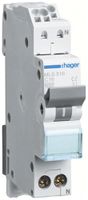 Leitungsschutzschalter Hager MCB 2P 240V C 16A 6kA 1TE