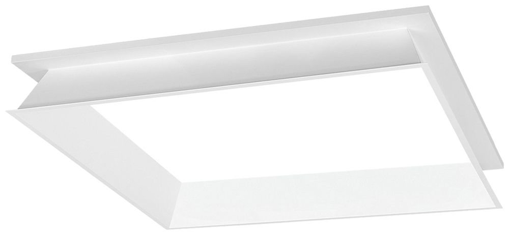 Cadre d'encastrement SLV PANEL 600 acier 600×600×71mm blanc