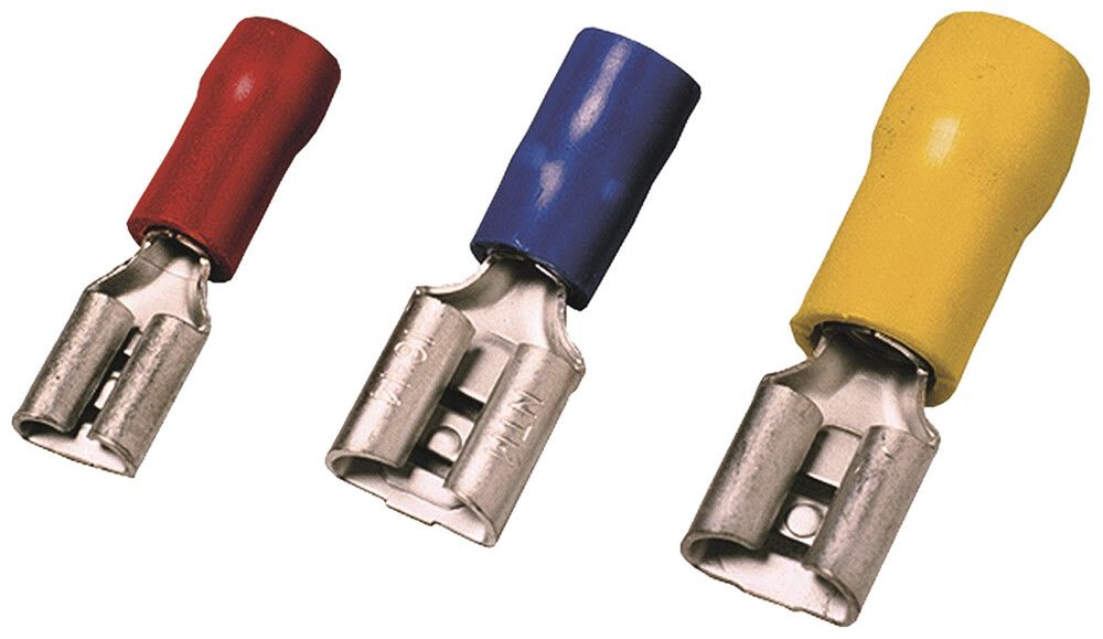 Clip isolato 2.8×0.8mm 0.5…1.5mm² rosso