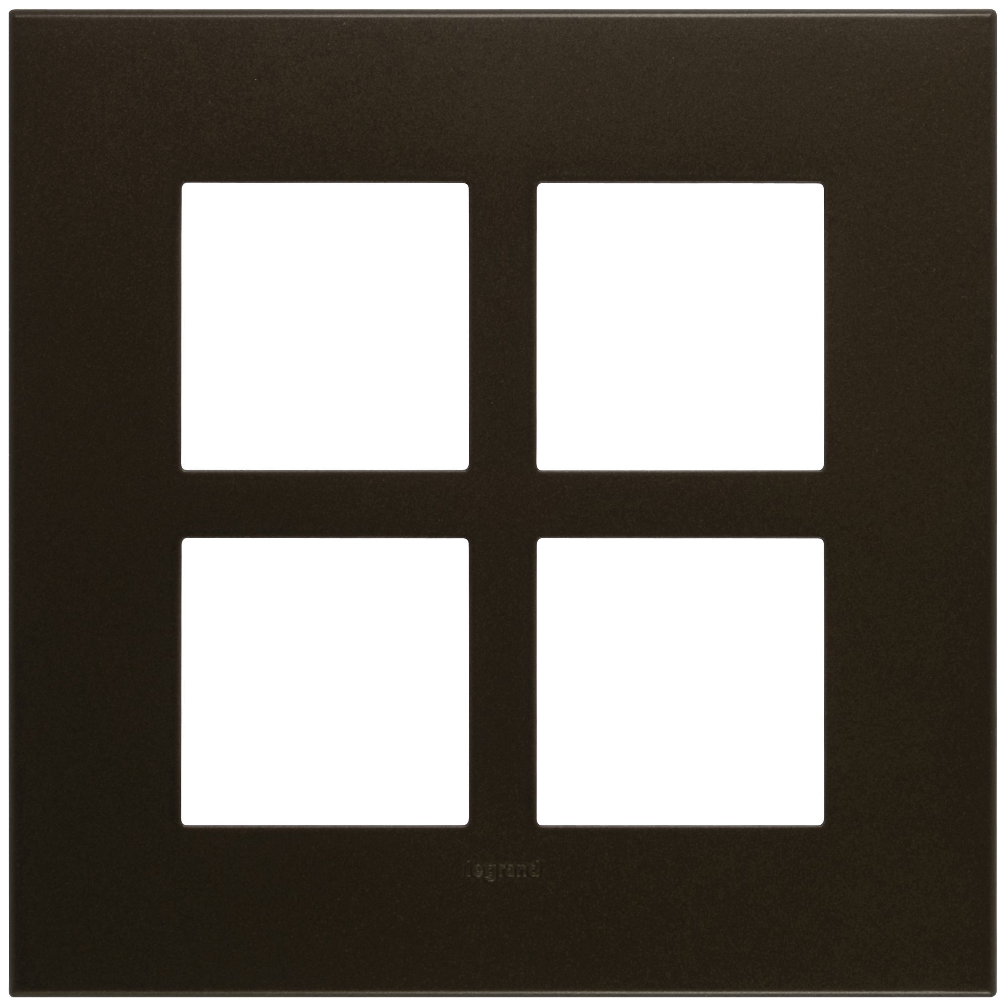 Abdeckrahmen ATO 2×2 Modul, dark bronze