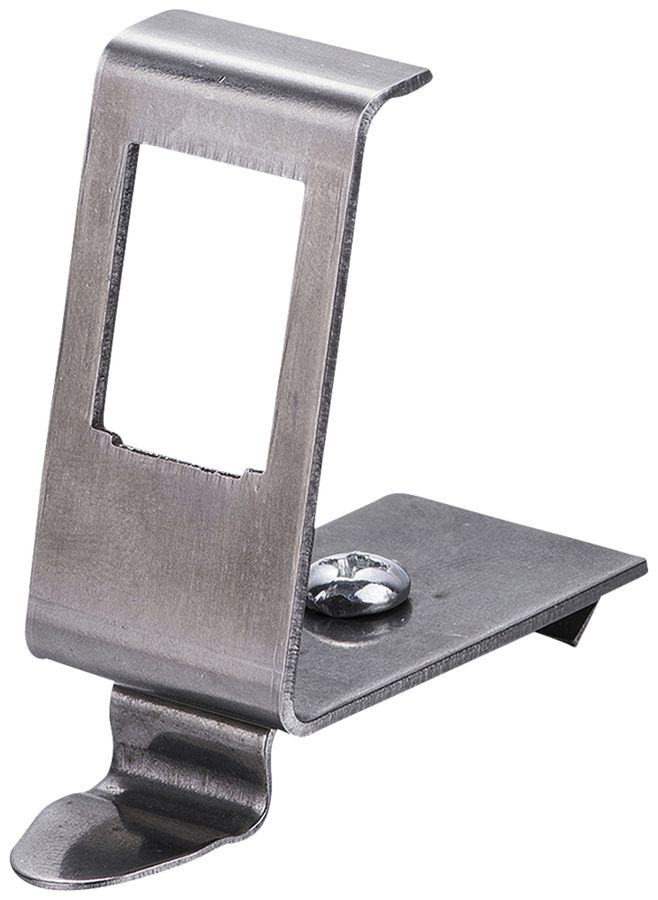 Hutschienen-Adapter ROLINE für 1 Keystone-Modul Stahlblech