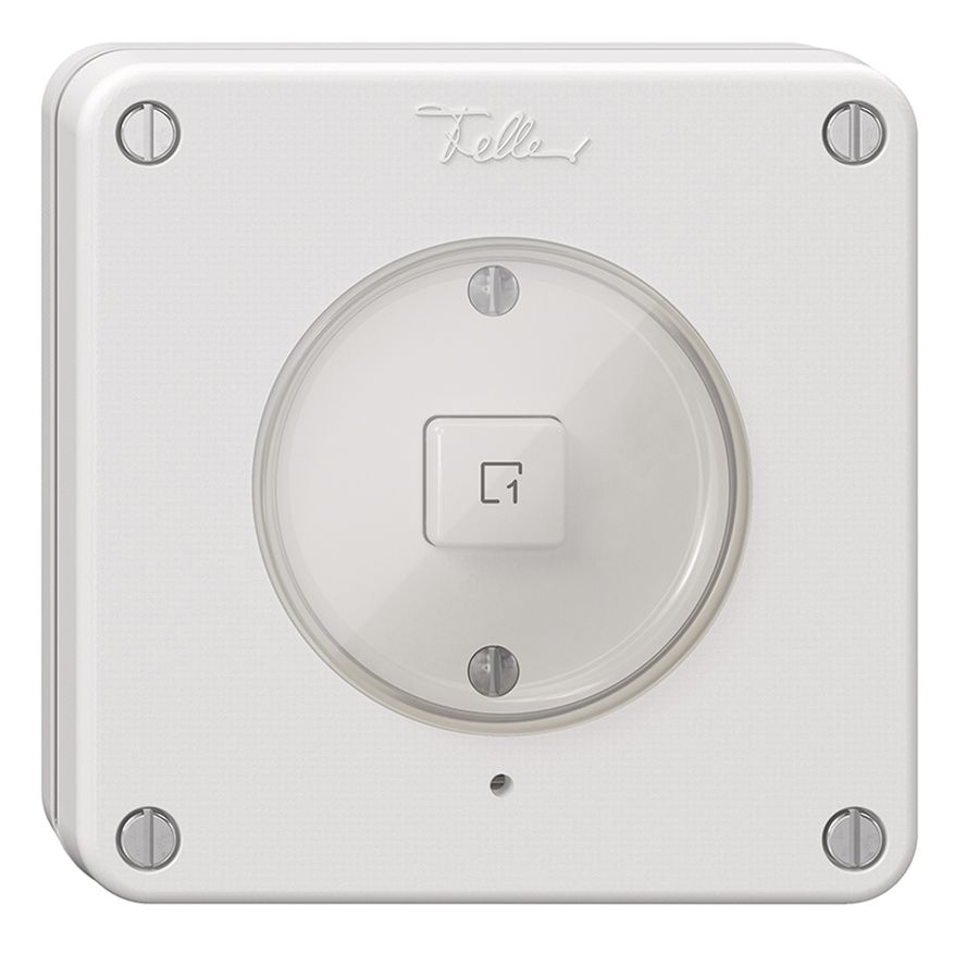 Poussoir scène ENC 1 scène/1T NEVO Wiser blanc