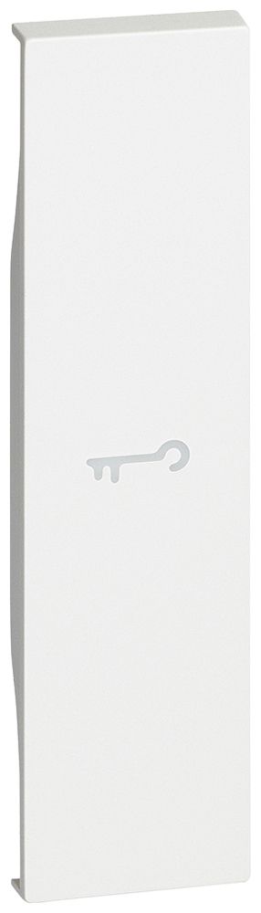 Cache de touche Living Now 1 module illuminable avec symbole clé blanc