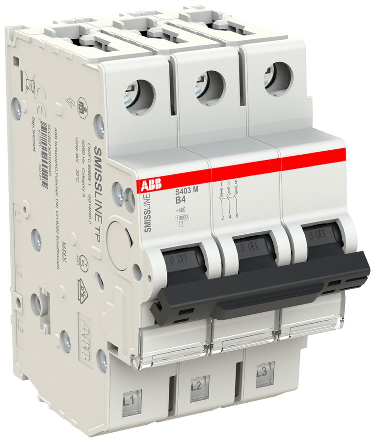 Disgiuntore SMISSLINE TP S 3×4A B 10kA