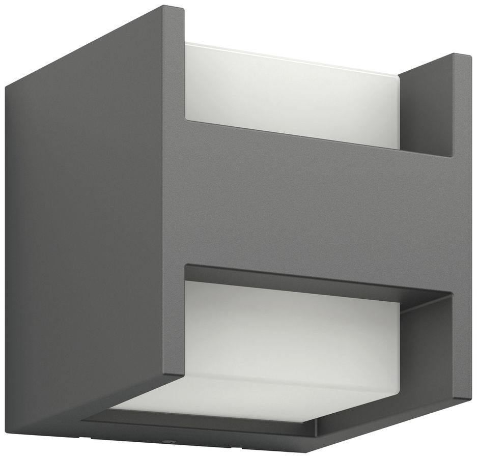 LED-Wandleuchte Arbour 4.5W 2700K 127×130×130mm IP44 anthrazit