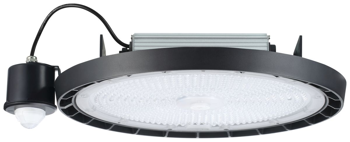LED-Hallenstrahler Sylvania Granit 165W 26400lm 840 IP54 55° DIM PIR Ø370
