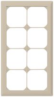 UP-Abdeckrahmen kallysto.line 4×2 beige 152×272mm