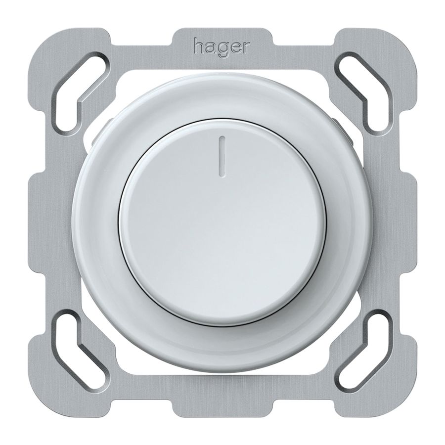 UP-Drehdimmer DALI TW origin 77×77mm ws