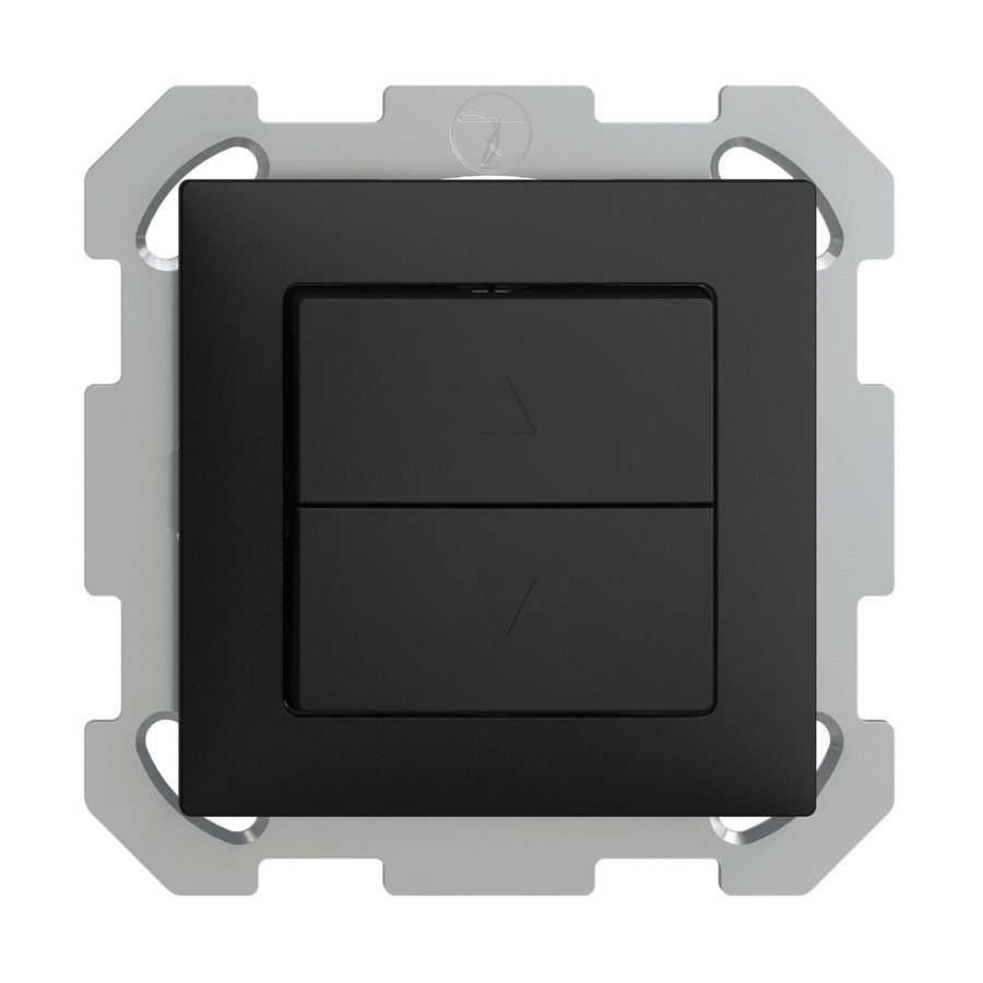 Interruttore per tapparella INC EDIZIOdue FM nero 1 canale