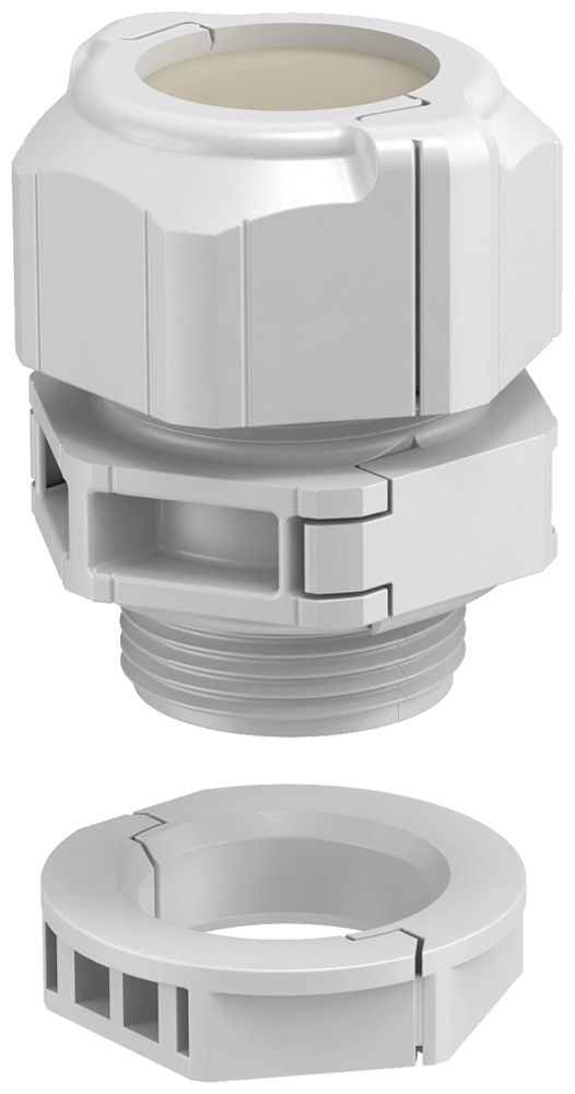 Pressacavo Bettermann V-TEC TB20 separabile M20 chiuso IP67 grigio