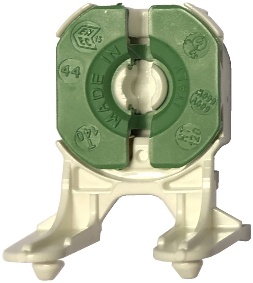 Socle de douille G13 forme courte, IP40, blanc