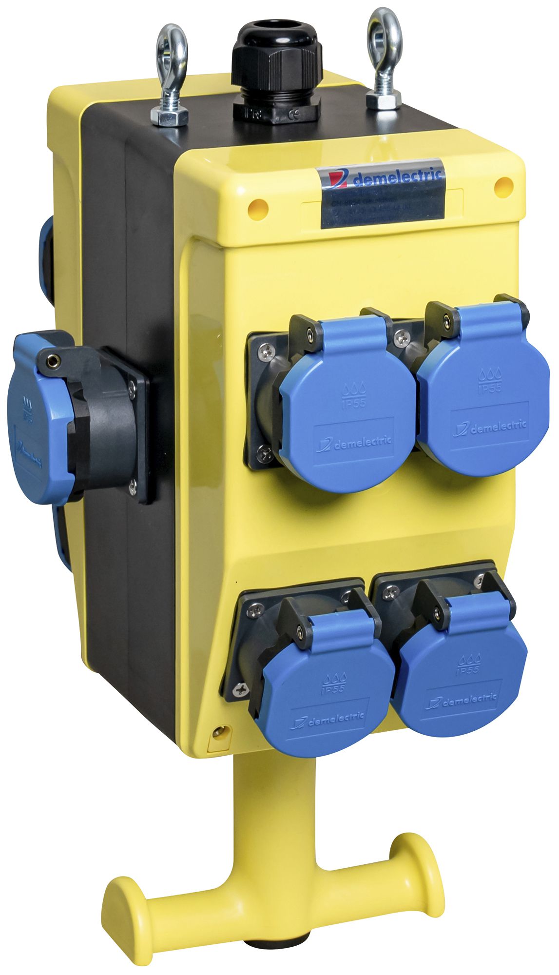 Distributore di corrente DEM DB25902 16A 10×T23 sospendibile