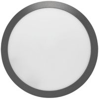 Plafoniera/lpda muro LED INFINI 1000lm 14W ON/OFF Ø300mm antracite