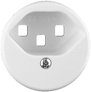 Disco frontale FH 1×T23 argento per presa, morsetti a vite