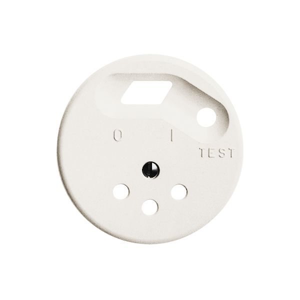 Frontset FH zu Steckdose T12 FI 10 weiss