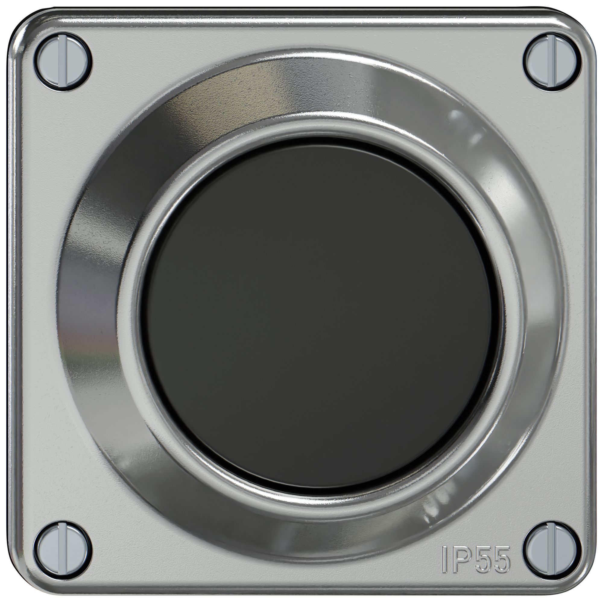 Oberteil ELEMENT SNAPFIX® Schalter/Taster alu