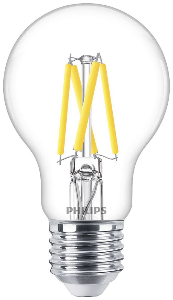 Lampe LED Philips Master E27 3.4W 470lm 922…927 VAR type A clair Ø60×108mm