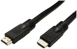 HDMI-Repeater-Kabel ROLINE 4K@60Hz (HDMI 2.0) aktiv HDR 3D schwarz 10m