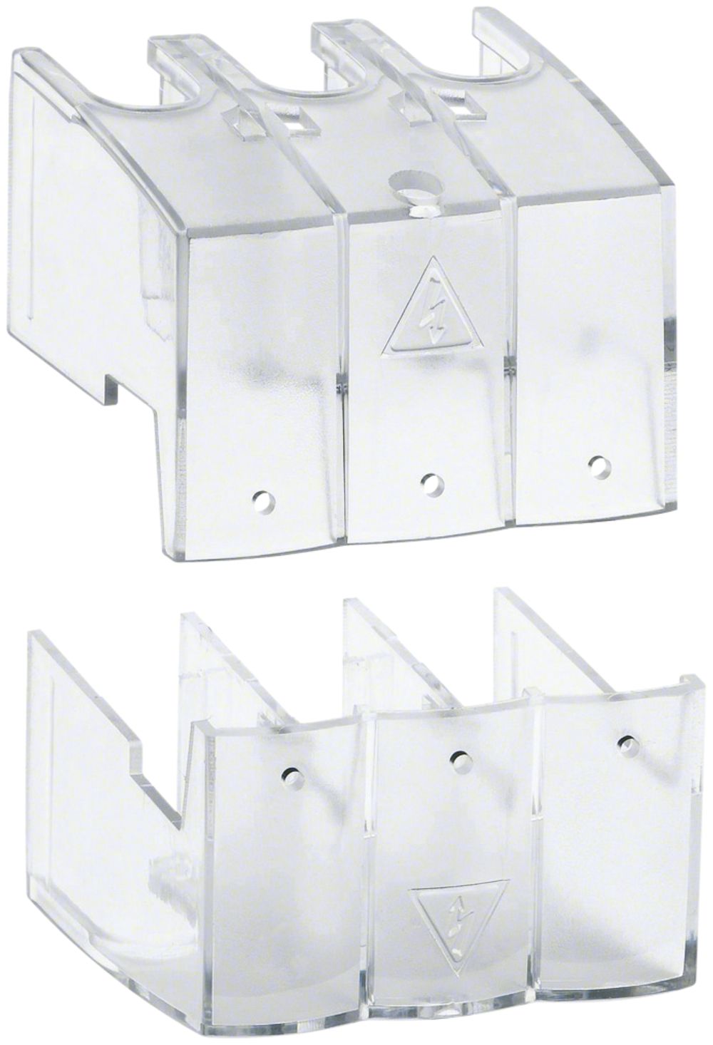 Couvre-bornes Hager 3L pour interrupteur de charge 20…63A