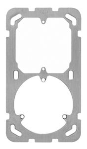 Plaque de fixation I-I Hager pour FA6/M3/XLR+3×T13 137×77mm