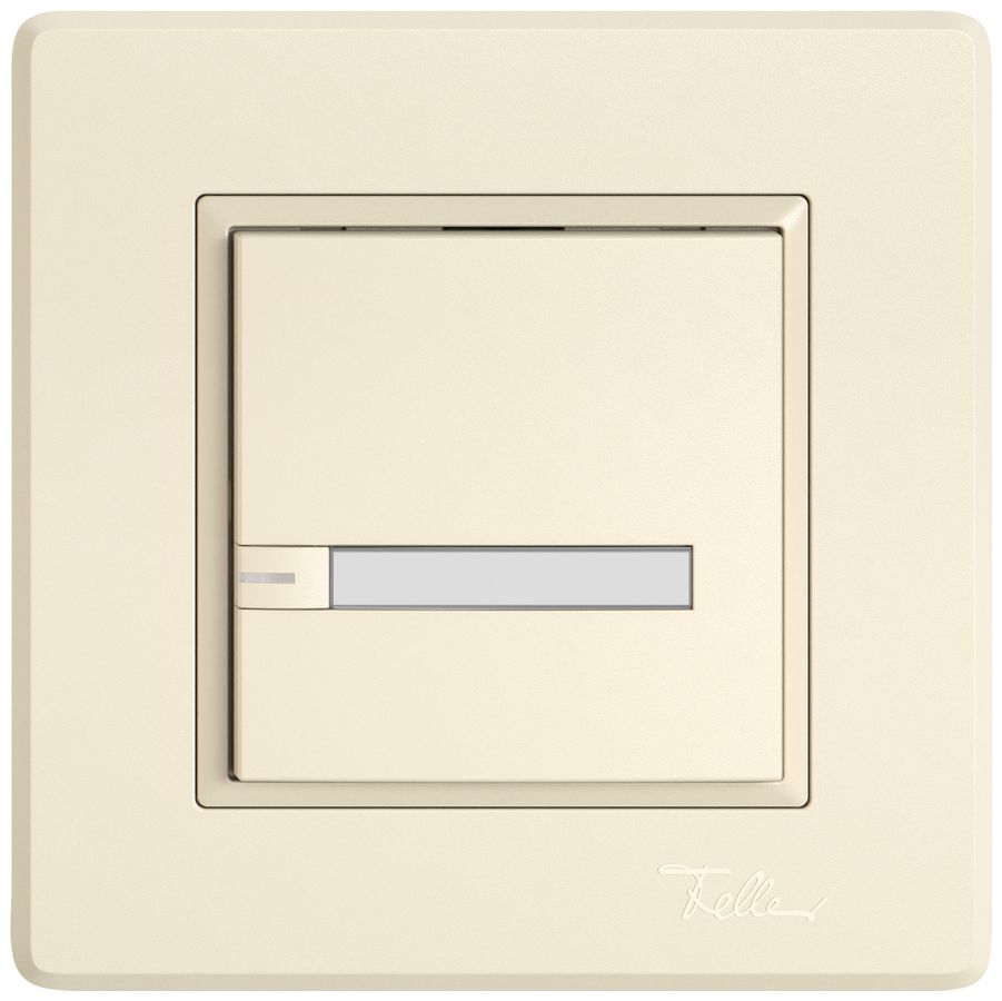 UP-Universaltaster EDIZIO.liv UNI SNAPFIX® 5…48V m.LED blau 1× 1-Tbed.Pap.cr