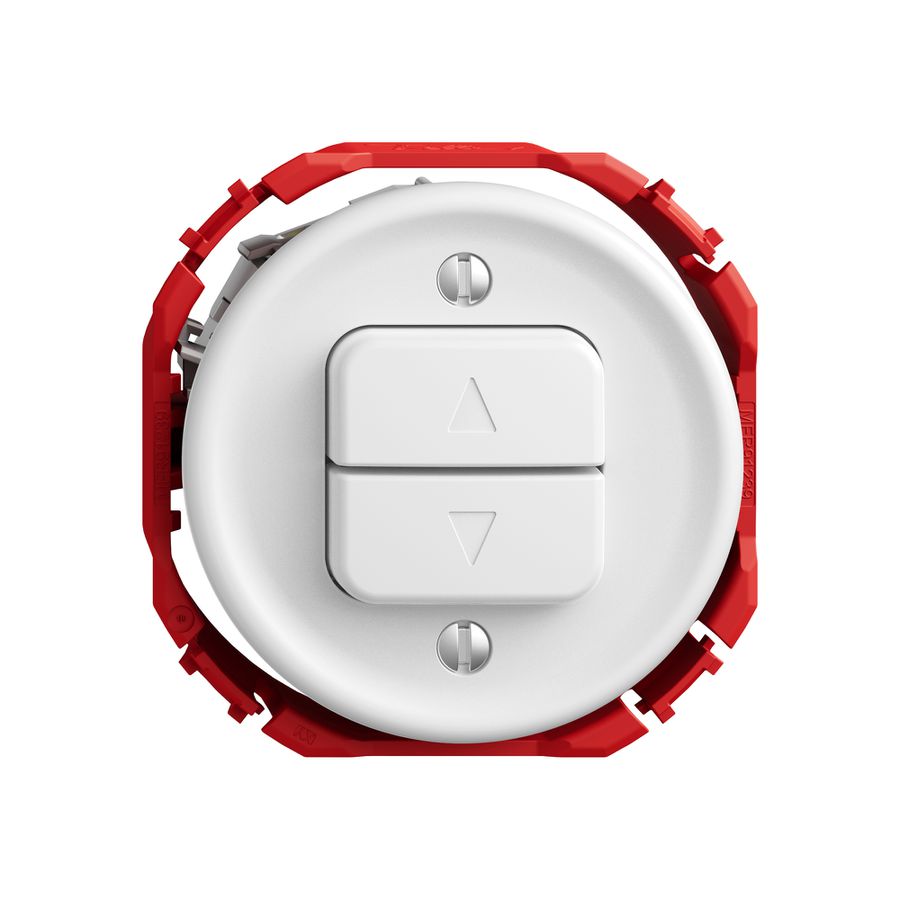 Interruttore p.tapparelle STANDARDdue SNAPFIX® 10A 250V 2 tasto 1 canale bi