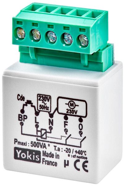 Convertisseur Yokis CVR12 pour contacts permanents modules service 2000