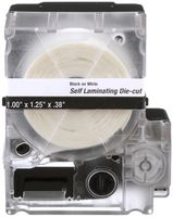 Cassette d'étiquettes Panduit MP, auto-laminant, 25.4×19.1mm clair/blanc