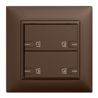 Kit montaggio INC EDIZIOdue zeptrionAIR, WLAN, RGB-LED, 2×tasto, 2×commando cof