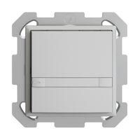 UP-Taster KNX 1-fach EDIZIOdue colore hellgrau RGB mit LED mit Papiereinlage