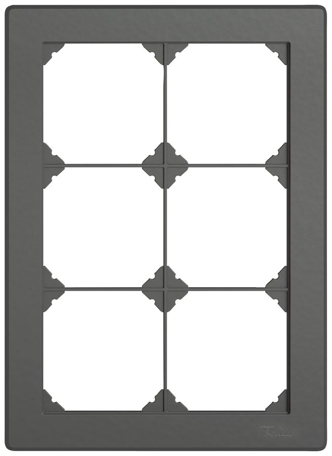 UP-Abdeckrahmen EDIZIO.liv SNAPFIX® 3×2/2×3 156×216mm dgu