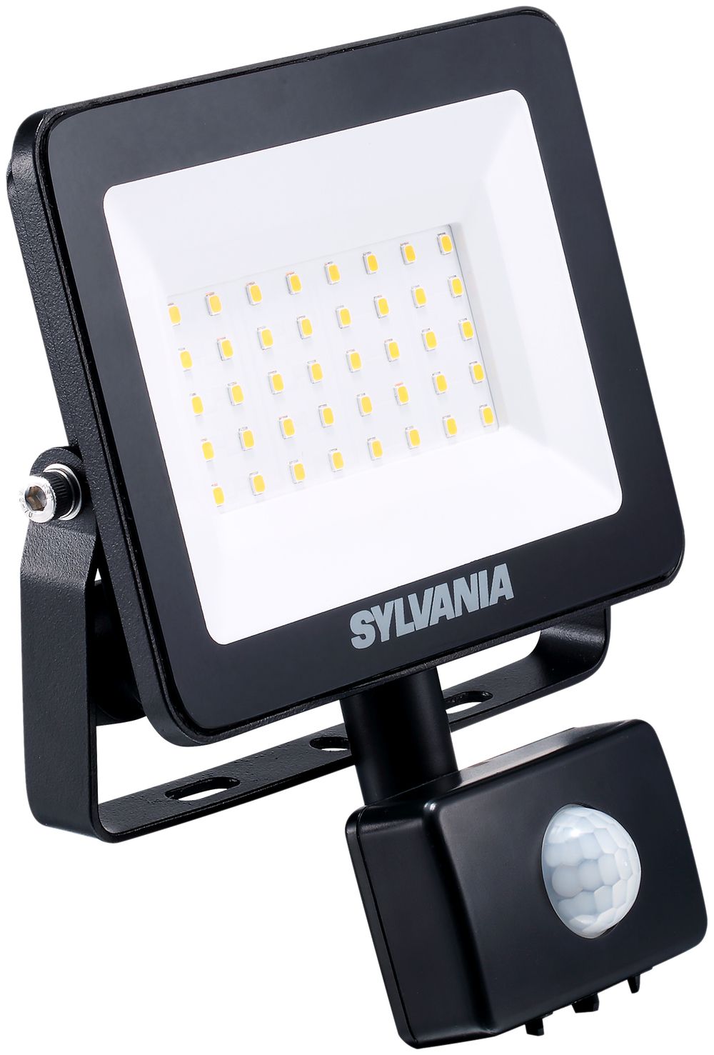 Proiettore LED START ECO Flood Flat 31W, 2700lm, 3000K, PIR, nero, IP54