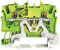 Schutzleiterklemme WAGO TOPJOB-S 1.5mm² 2L grün/gelb Serie 2201