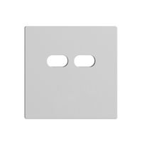 Montageset Feller EDIZIOdue für Steckdose USB 18W 2×Typ C hellgrau