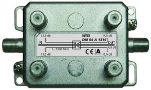 F-Abzweiger WISI DM64A 1316 4-fach 13…16dB 5…1300MHz