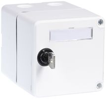 AP-Montageset R&M gerade für 2×RJ45 Kat.6A 87×87mm weiss