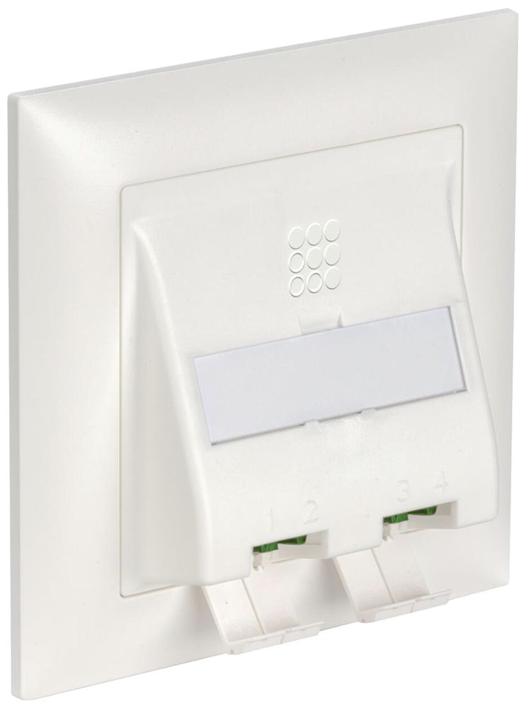 UP-FTTH-Frontset AGRO OTO spleissfertig 86×86×20mm weiss