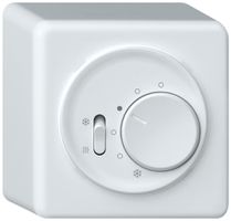 Termostato ambiente AP origin interr.caldo/freddo 230VAC 5…30°C 10A bianco