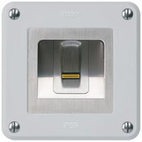 NUP-Fingerscanner Hager ekey-arte robusto C grau