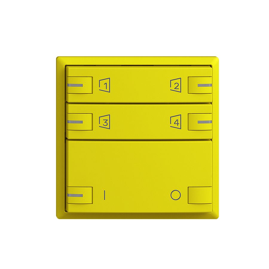 Kit de montage Edue zeptrionAIR, WLAN, ON/OFF, LED-RGB, 2×touche, 2×comm.lem