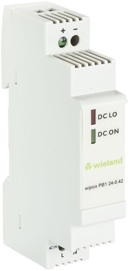 REG-Schaltnetzteil WIPOS 24VDC / 0.42A, 1-phasig, 1TE