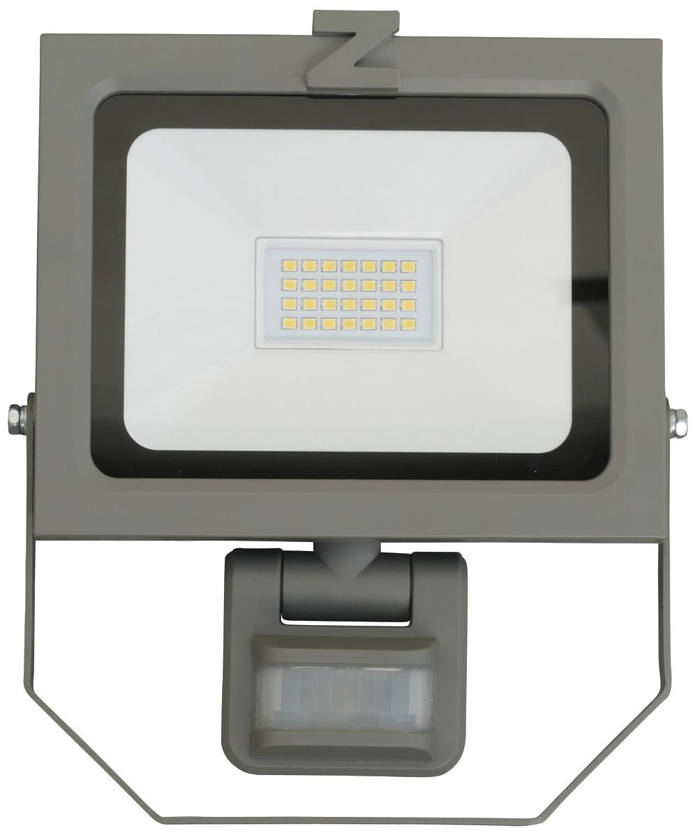LED-Strahler Z-Licht ZL PIR 20W 2000lm 4000K IK08 IP54 grau