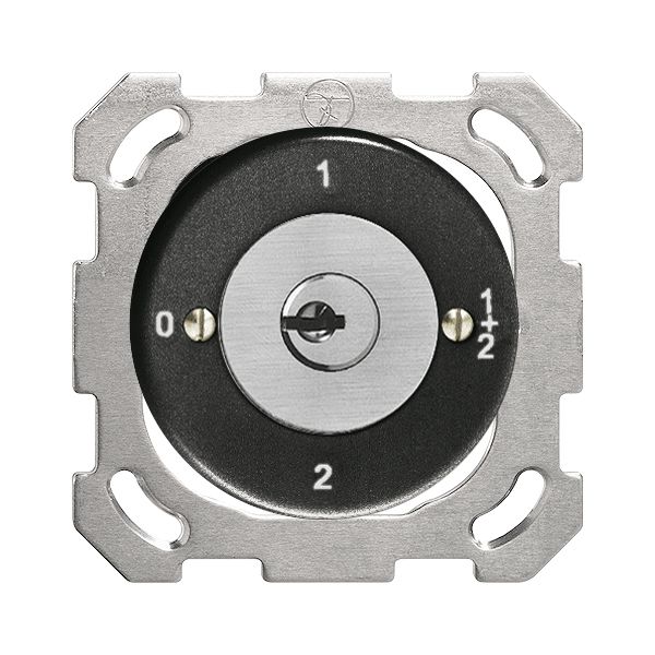 Interruttore rot. INC FH 1/1P nero con serratura di sicurezza