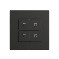 Szenentaster 4 Szenen/4T Edue Wiser schwarz